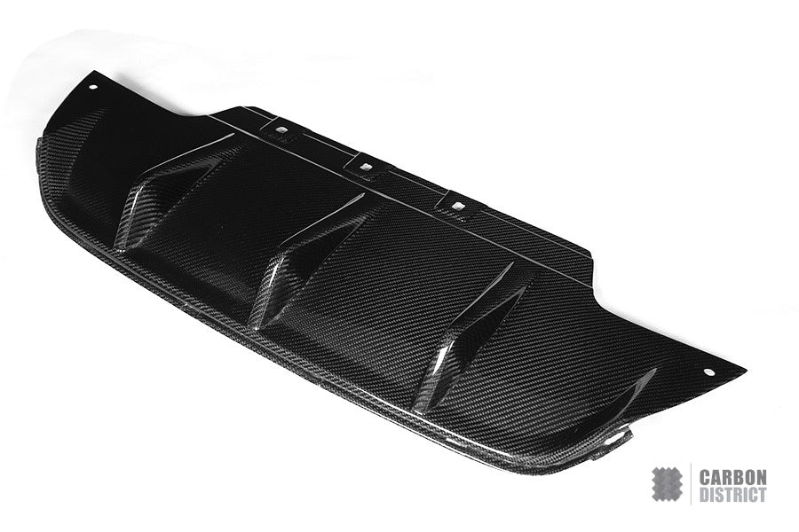 BMW 6 Series (F06/F12/F13) carbon fibre rear diffuser (V1) — view 5