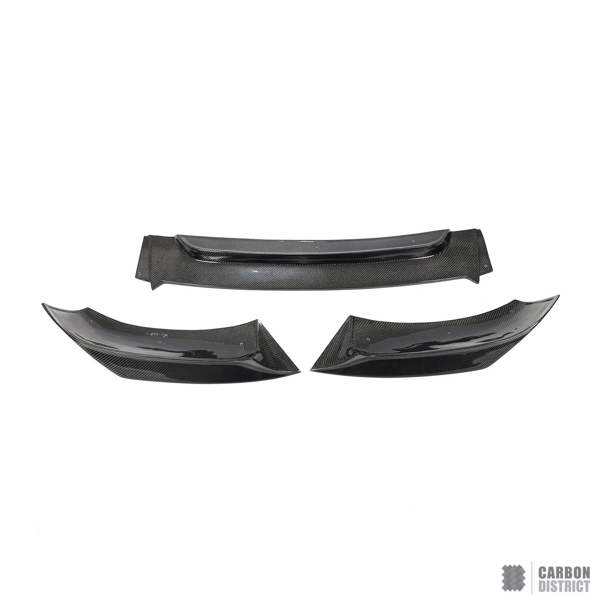 BMW X5/X6 (F15/F16) carbon fibre front lip — UV-stable gloss finish