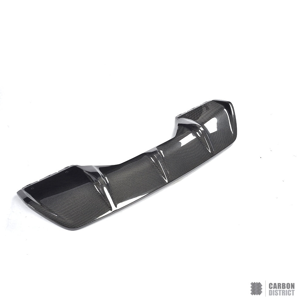 BMW X5/X6 (F15/F16) carbon fibre rear diffuser (M Sport, V1) — fits 2014-2019