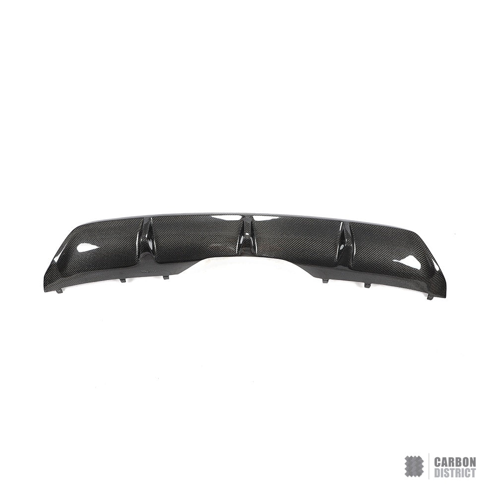 BMW X5/X6 (F15/F16) carbon fibre rear diffuser (V2) — view 5
