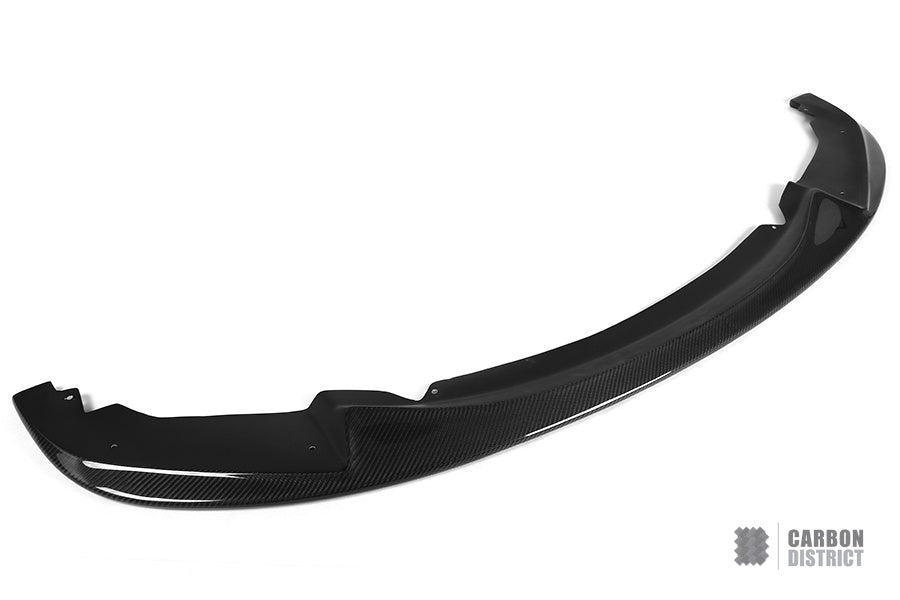 BMW 1 Series (F20) carbon fibre front lip (V2) — fits 2011-2019