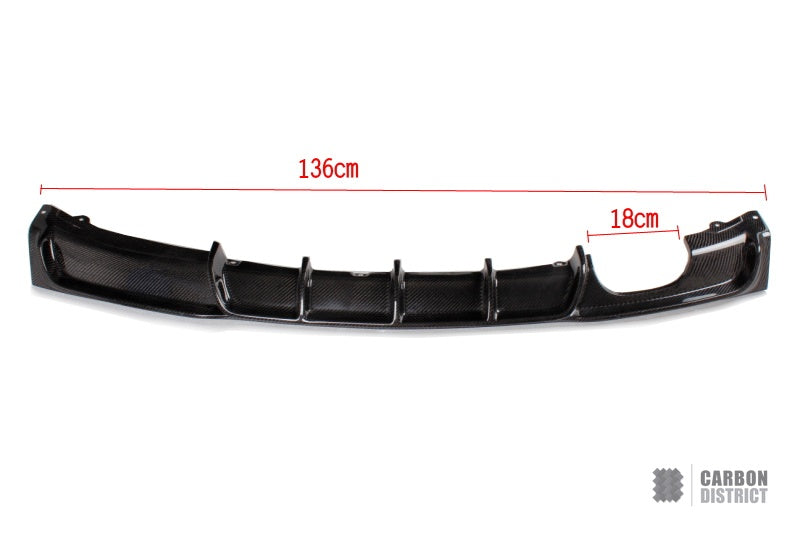 BMW 3 Series (F30) Carbon Fibre Rear Lip V2