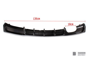 BMW 3 Series (F30) Carbon Fibre Rear Lip V2