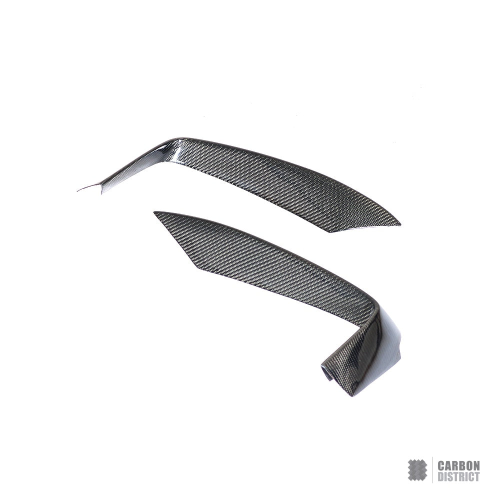 BMW 4 Series (F32/F33/F36) carbon fibre front canards — view 4