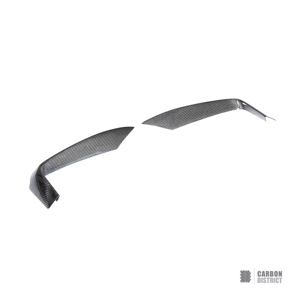 BMW 4 Series (F32/F33/F36) carbon fibre front canards — view 5