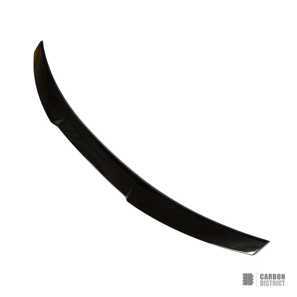 BMW 4 Series (F32) dry carbon fibre spoiler (V1) — UV-stable gloss finish