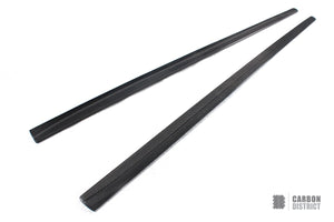 BMW 4 Series (F32) Carbon Fibre Side Skirts V2