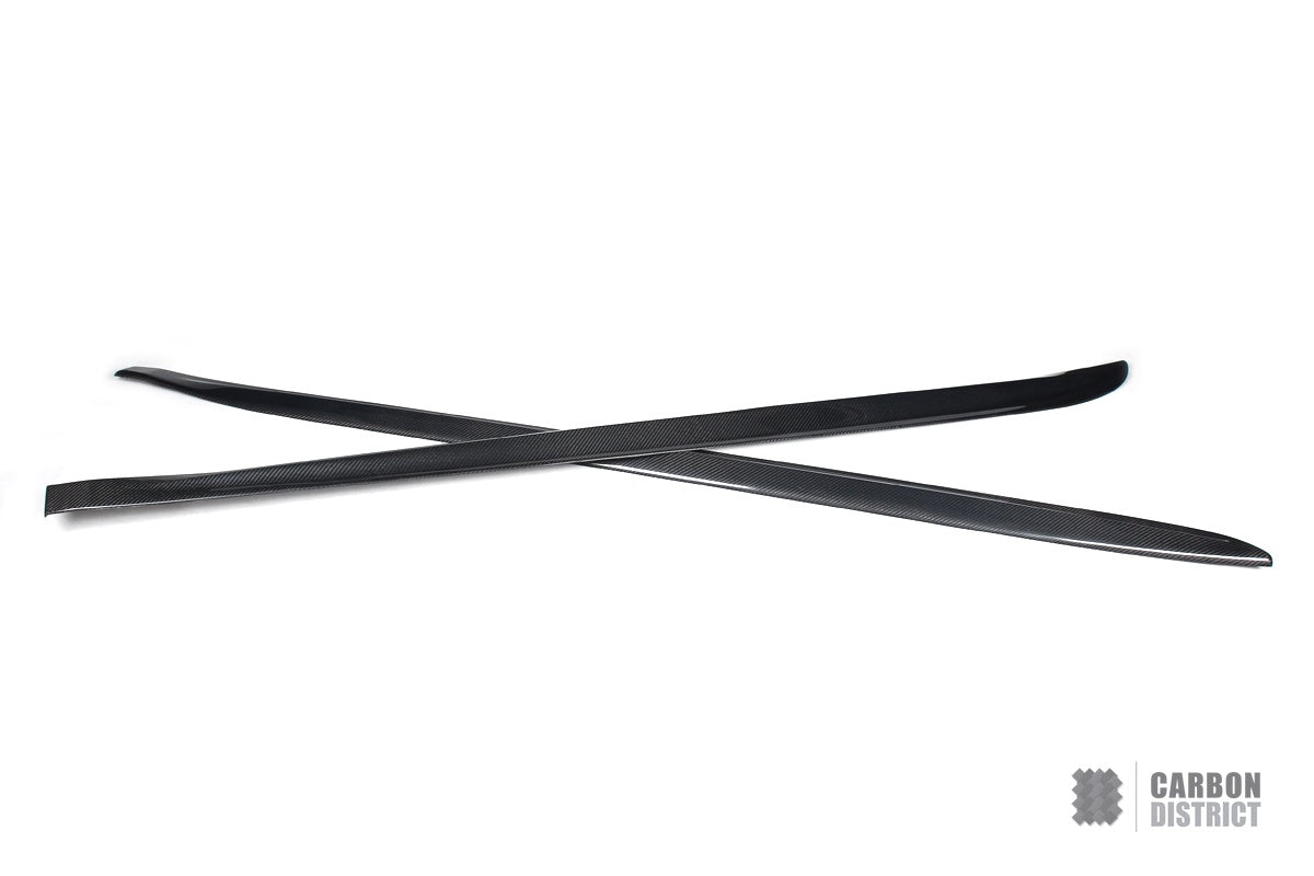 BMW 4 Series (F32) carbon fibre side skirts (V2) — view 4