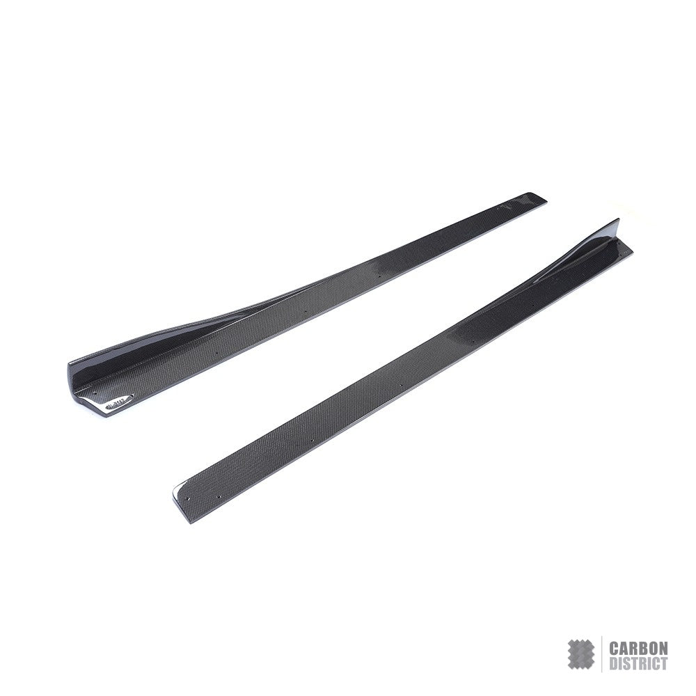 BMW M4 (F82/F83) carbon fibre side skirts (V1) — fits 2014-2020