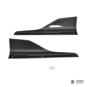 BMW M2 (F87) Carbon Fibre Side Skirts V2