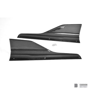 BMW M2 (F87) Carbon Fibre Side Skirts V2