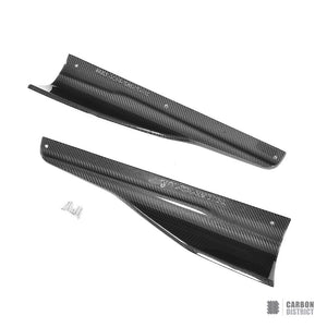 BMW M2 (F87) Carbon Fibre Side Skirts V2