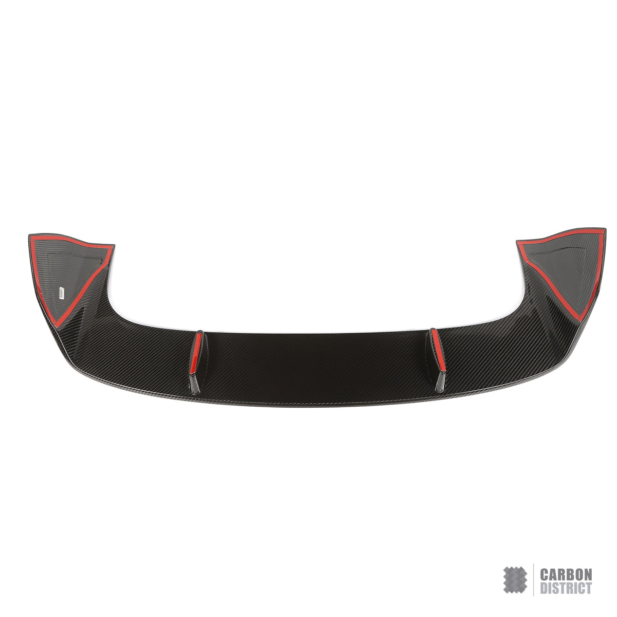 BMW X5M (F95) dry carbon fibre roof spoiler (V2) — UV-stable gloss finish