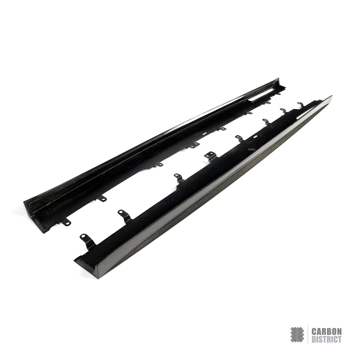 BMW X5 (G05) carbon fibre side skirts (V2) — fits 2019-2026