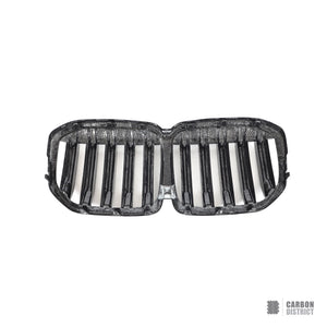 BMW X7 (G07) Dry Carbon Fibre Kidney Grille V2