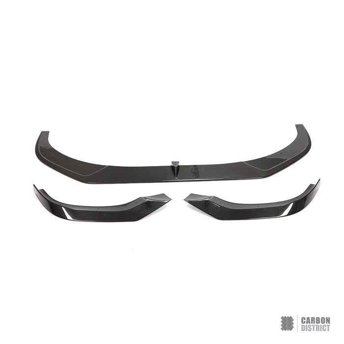 BMW 8 Series (G14/G15/G16) Dry Carbon Fibre Front Lip (V2)