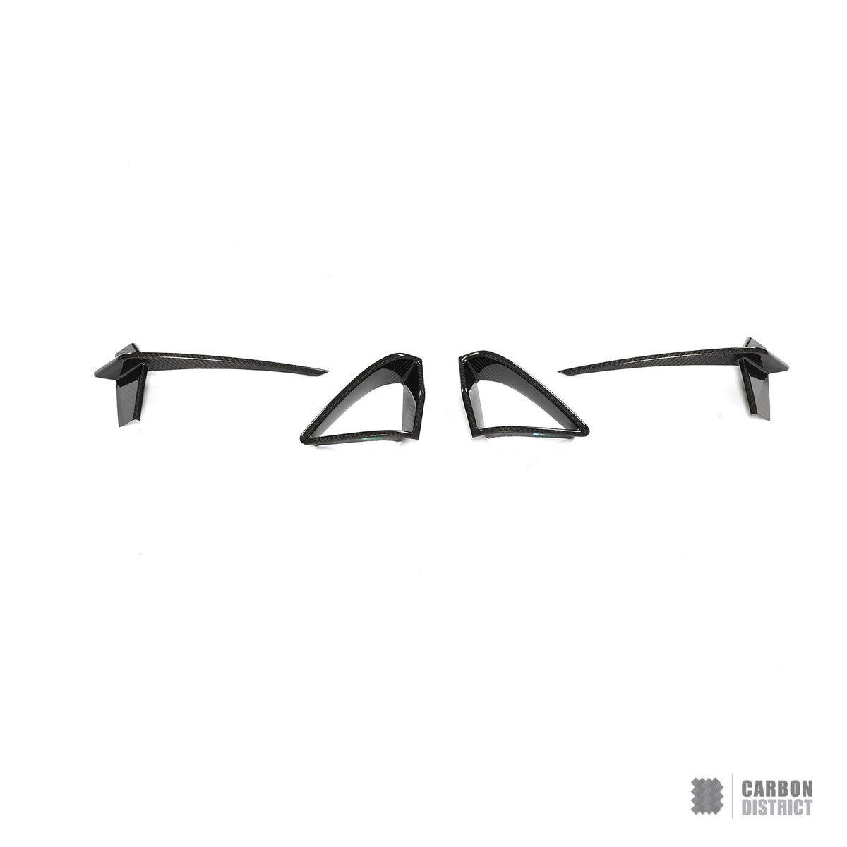 BMW 8 Series (G14/G15/G16) dry carbon fibre bumper corners — view 5