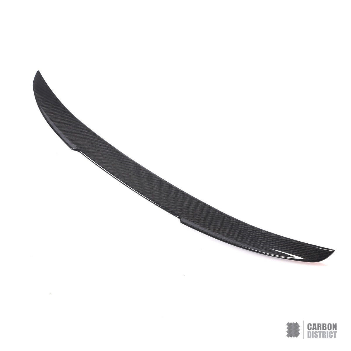 BMW 8 Series (G16) dry carbon fibre spoiler (V1) — UV-stable gloss finish