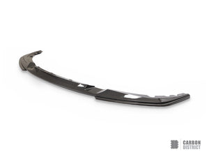 BMW 4 Series (G22/G23) dry carbon fibre front lip (V1) — fits 2020+