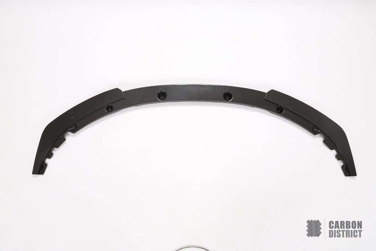 BMW 4 Series (G22/G23) dry carbon fibre front lip (V1) — view 4