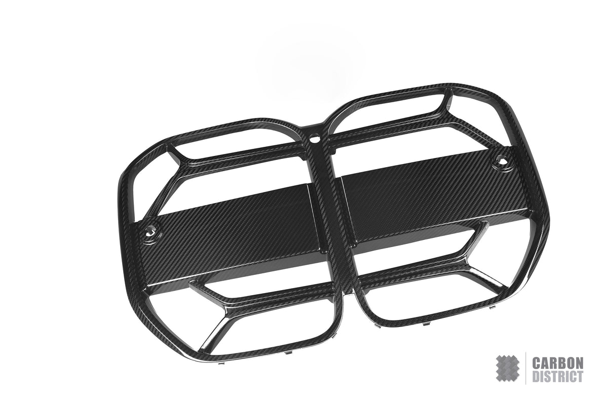 BMW 4 Series (G22/G23) dry carbon fibre grille — fits 2020+