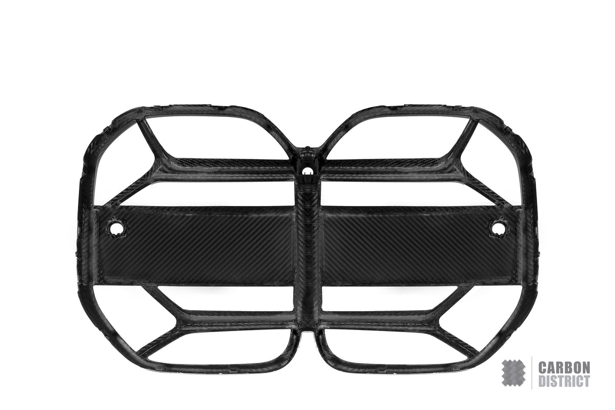 BMW 4 Series (G22/G23) dry carbon fibre grille — view 4