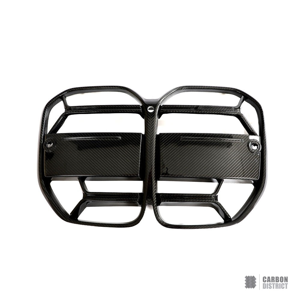 BMW 4 Series (G22/G23) dry carbon fibre grille — view 5