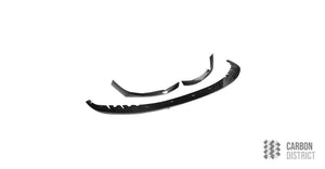 BMW 5 Series (G30/G31/G38) carbon fibre front lip (V1) — fits 2017-2020