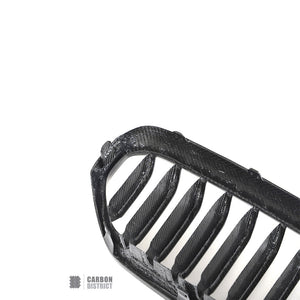 BMW 5 Series (G30) Dry Carbon Fibre Kidney Grille V2