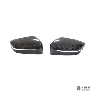 BMW 5 Series (G30) Dry Carbon Fibre Mirror Caps V2