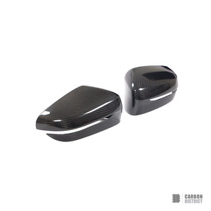 BMW 5 Series (G30) Dry Carbon Fibre Mirror Caps V2