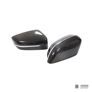 BMW 5 Series (G30) Dry Carbon Fibre Mirror Caps V2