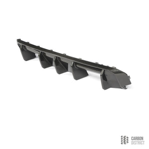 BMW M3/M4 (G80/G82/G83) dry carbon fibre rear diffuser (V1) — UV-stable gloss finish