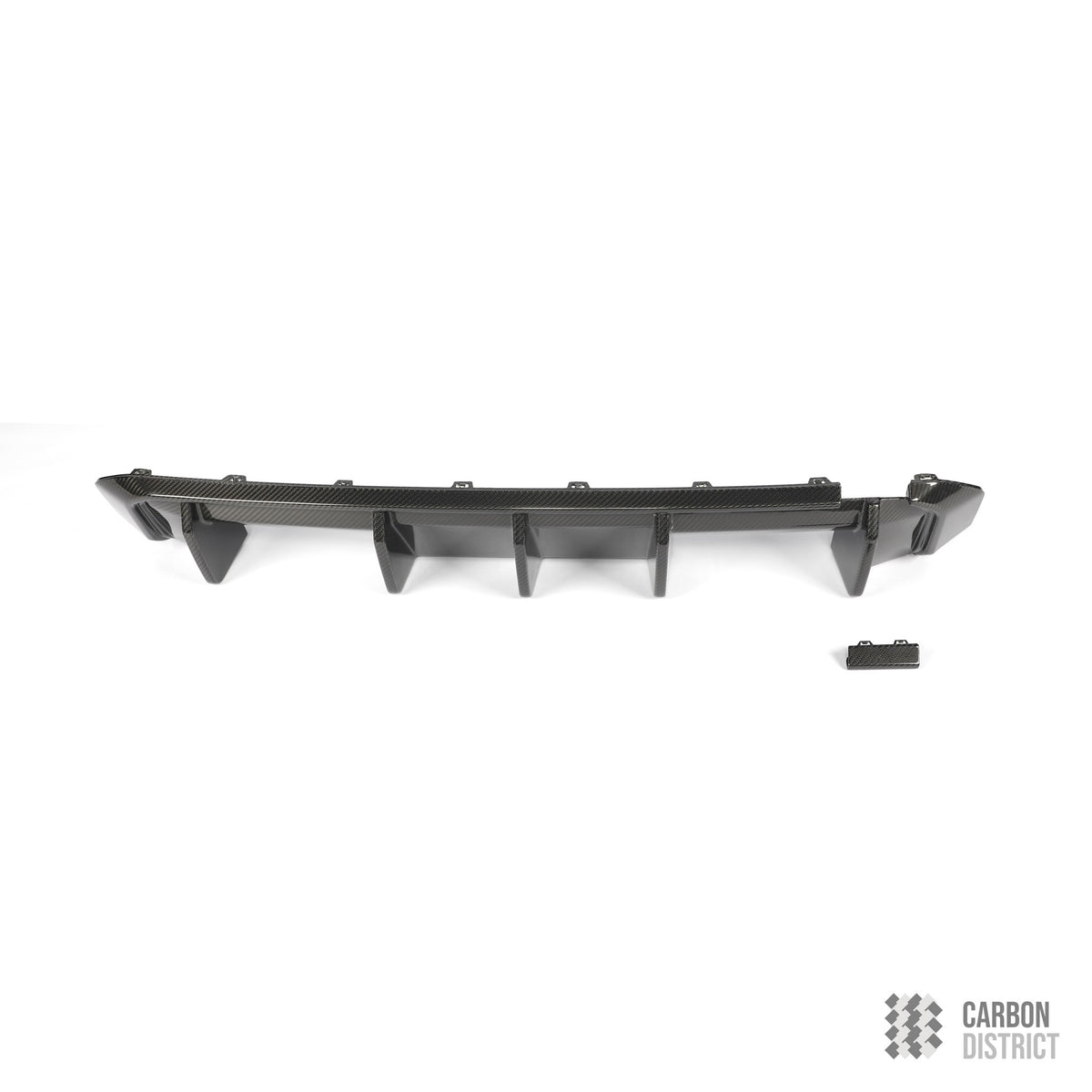 BMW M3/M4 (G80/G82/G83) dry carbon fibre rear diffuser (V1) — view 4