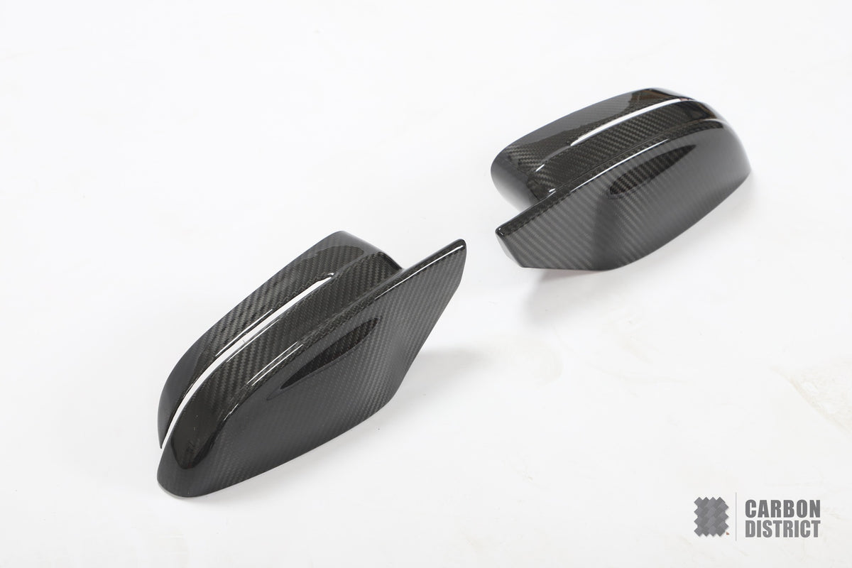 BMW M3/M4 (G81/G82/G83) dry carbon fibre mirror caps — view 4