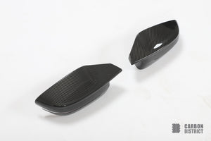 BMW M3/M4 (G81/G82/G83) dry carbon fibre mirror caps — view 5