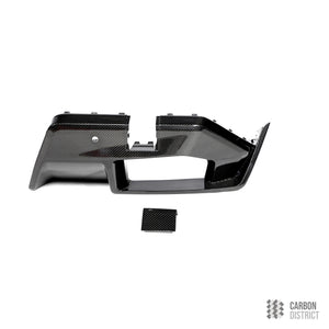 BMW M5 (G90) dry carbon fibre bumper corners — view 6