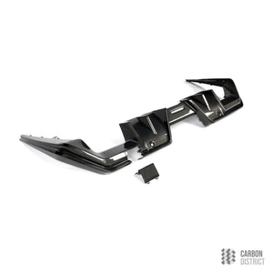 BMW M5 (G90/G99) carbon fibre rear diffuser — fits 2025+