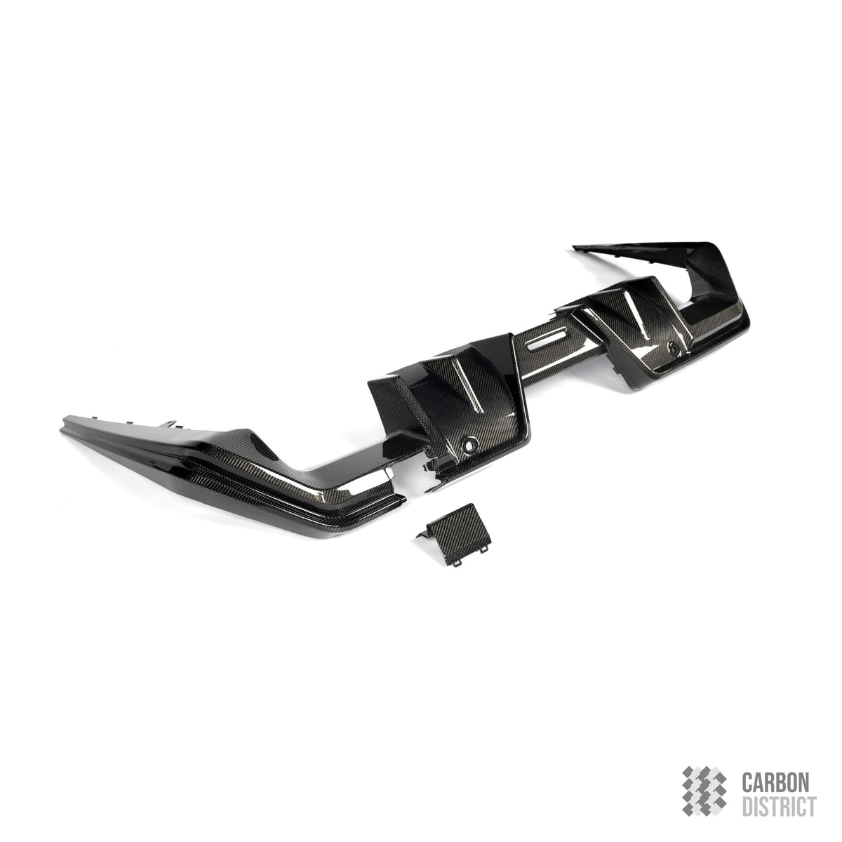 BMW M5 (G90/G99) carbon fibre rear diffuser — fits 2025+