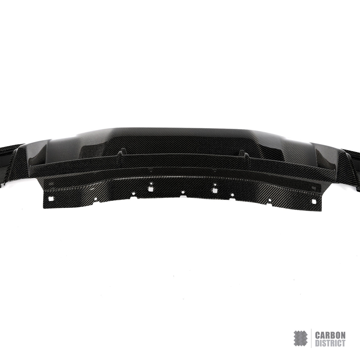 Ford Mustang (S650) carbon fibre rear diffuser — UV-stable gloss finish