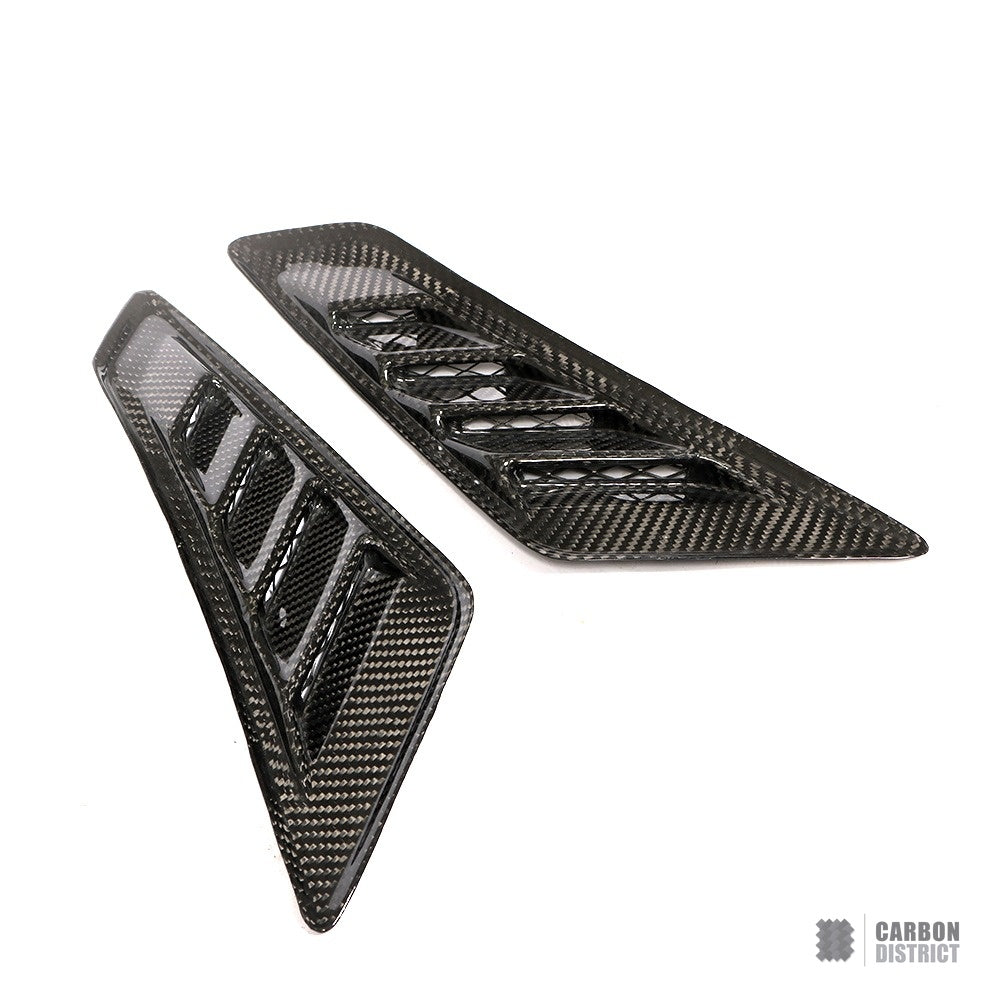 Honda Civic Type R (FK2) dry carbon fibre side vents — fits 2015-2017