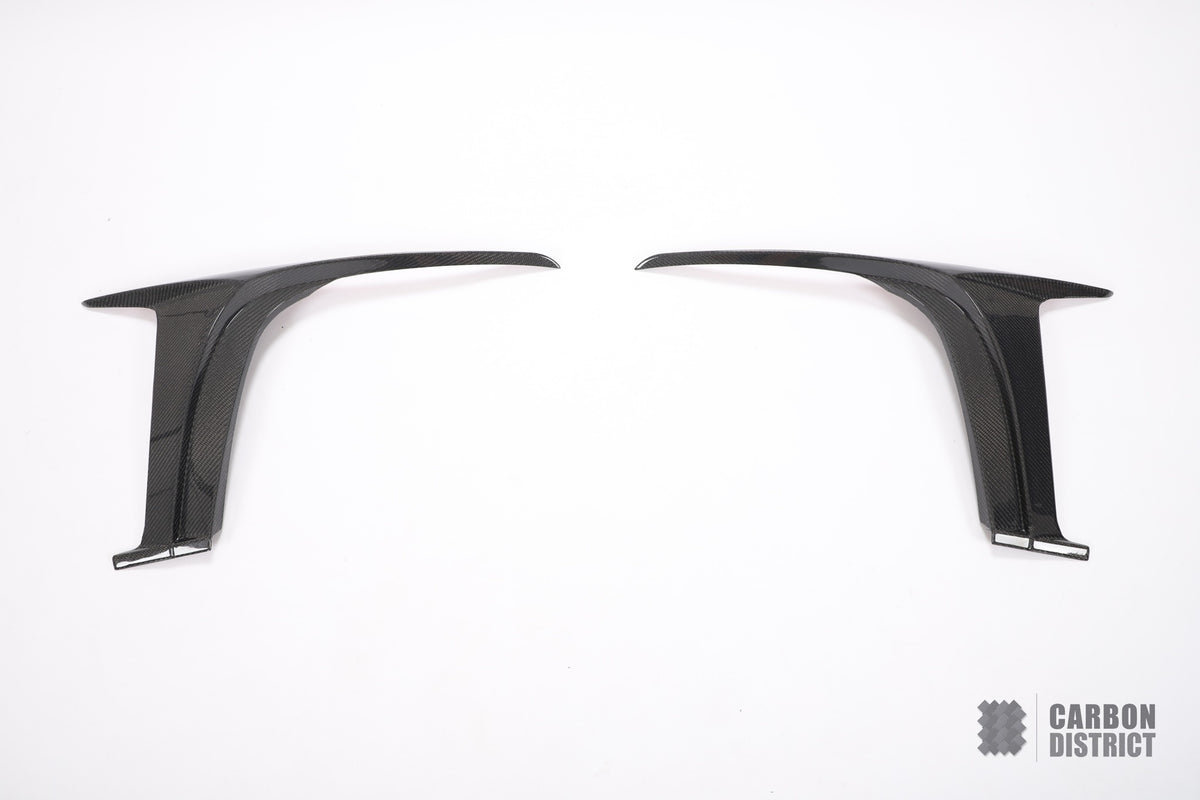 Jaguar F-Type (X152) carbon fibre front canards (SVR)