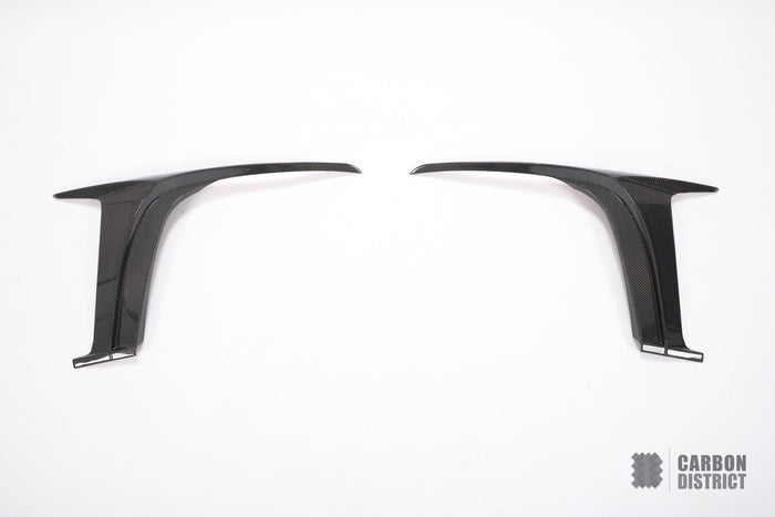 Jaguar F-Type (X152) Carbon Fibre Front Canards (SVR)