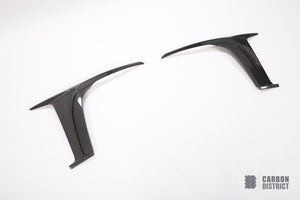 Jaguar F-Type (X152) carbon fibre front canards (SVR) — view 4