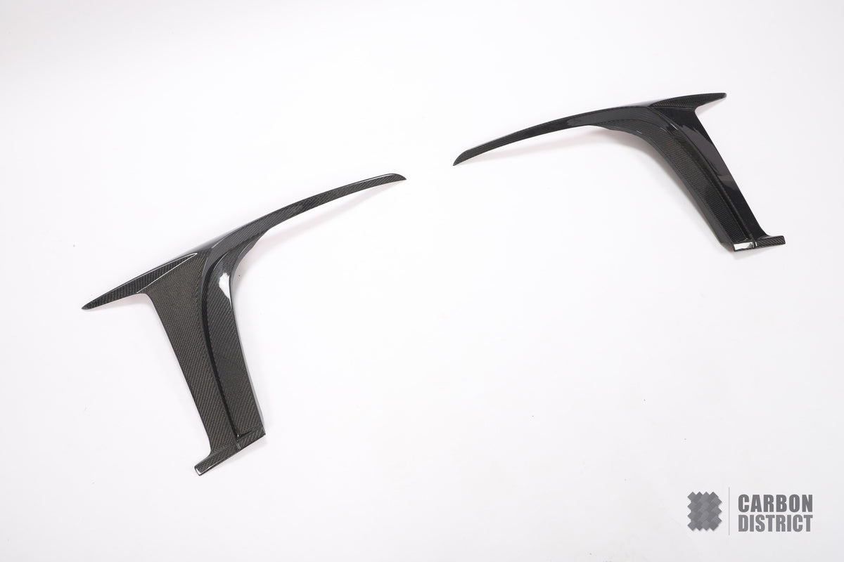 Jaguar F-Type (X152) carbon fibre front canards (SVR) — view 4