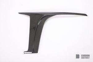 Jaguar F-Type (X152) carbon fibre front canards (SVR) — view 5