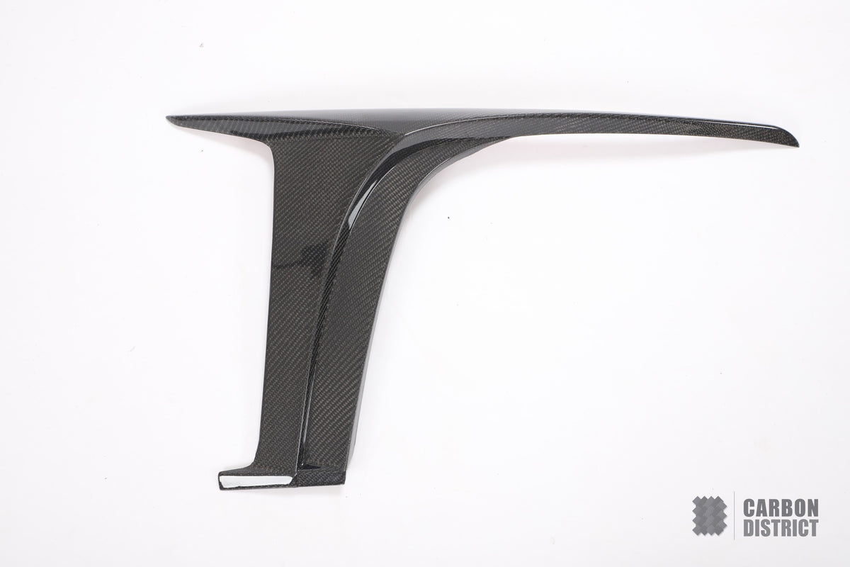 Jaguar F-Type (X152) carbon fibre front canards (SVR) — view 5