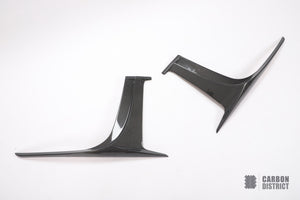 Jaguar F-Type (X152) carbon fibre front canards (SVR) — view 6