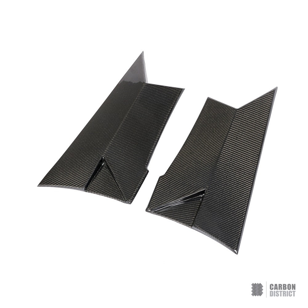 Mercedes C-Class Cabriolet (A205) carbon fibre side vents — UV-stable gloss finish