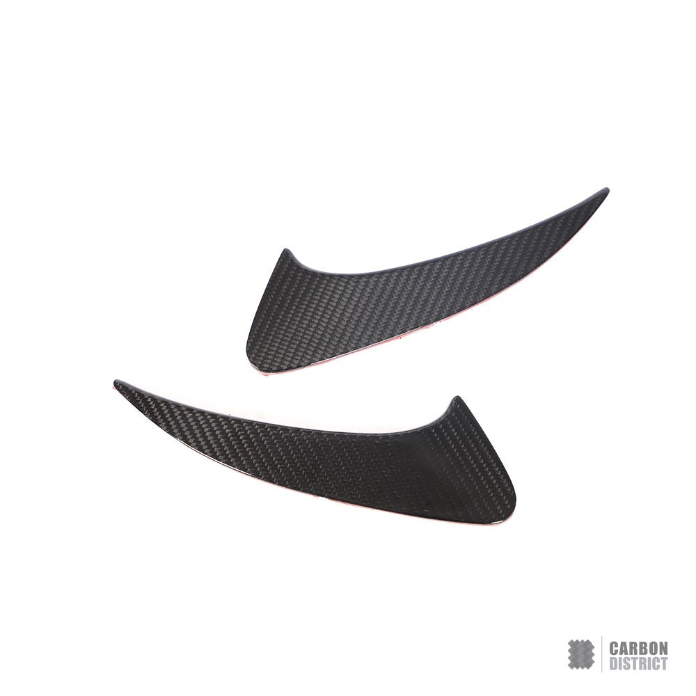 Mercedes CLA (C118) dry carbon fibre rear canards — view 4
